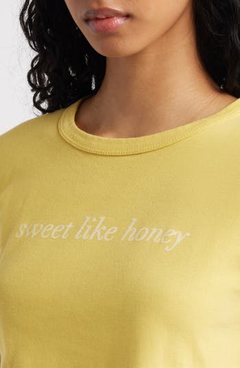 Sweet Like Honey Cotton Graphic Baby Tee