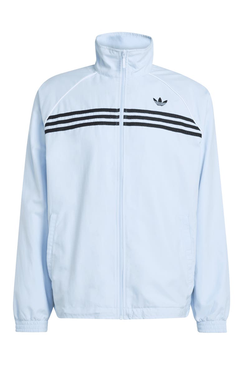 Chest Stripes Track Jacket, Alternate, color, CRYSTAL SKY/ /