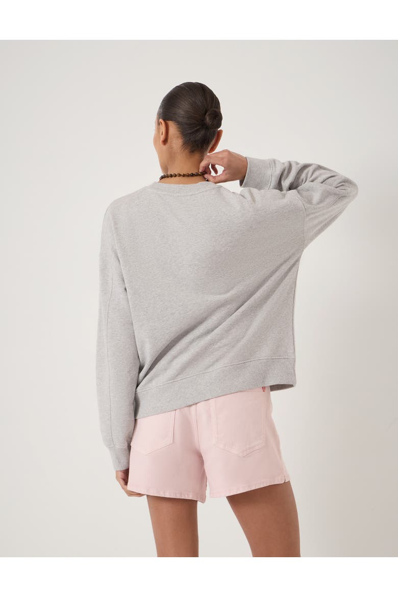 Horticouture Embroidered Sweatshirt, Alternate, color, Grey Marl