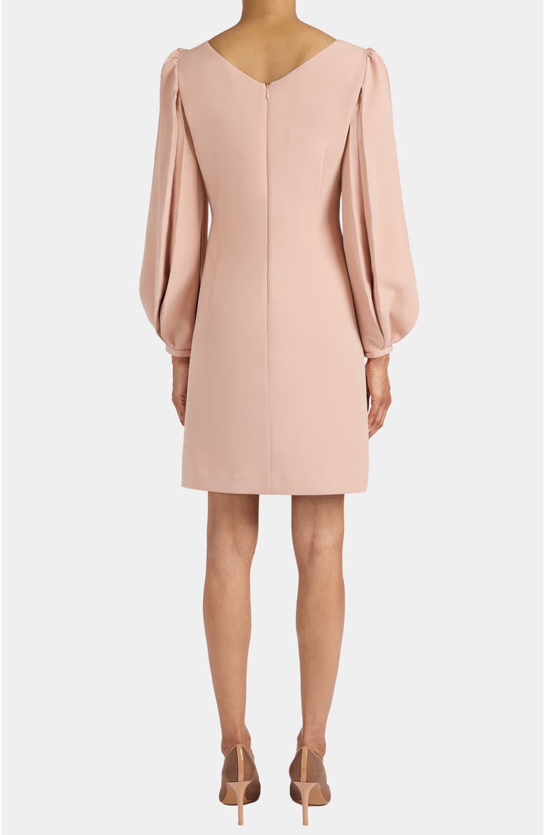 Santorelli Arana Shift Dress in Stretch Crepe, Alternate, color, Peach Whip