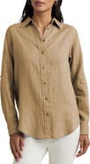 Lauren Ralph Lauren Relaxed Fit Linen Button-Up Shirt