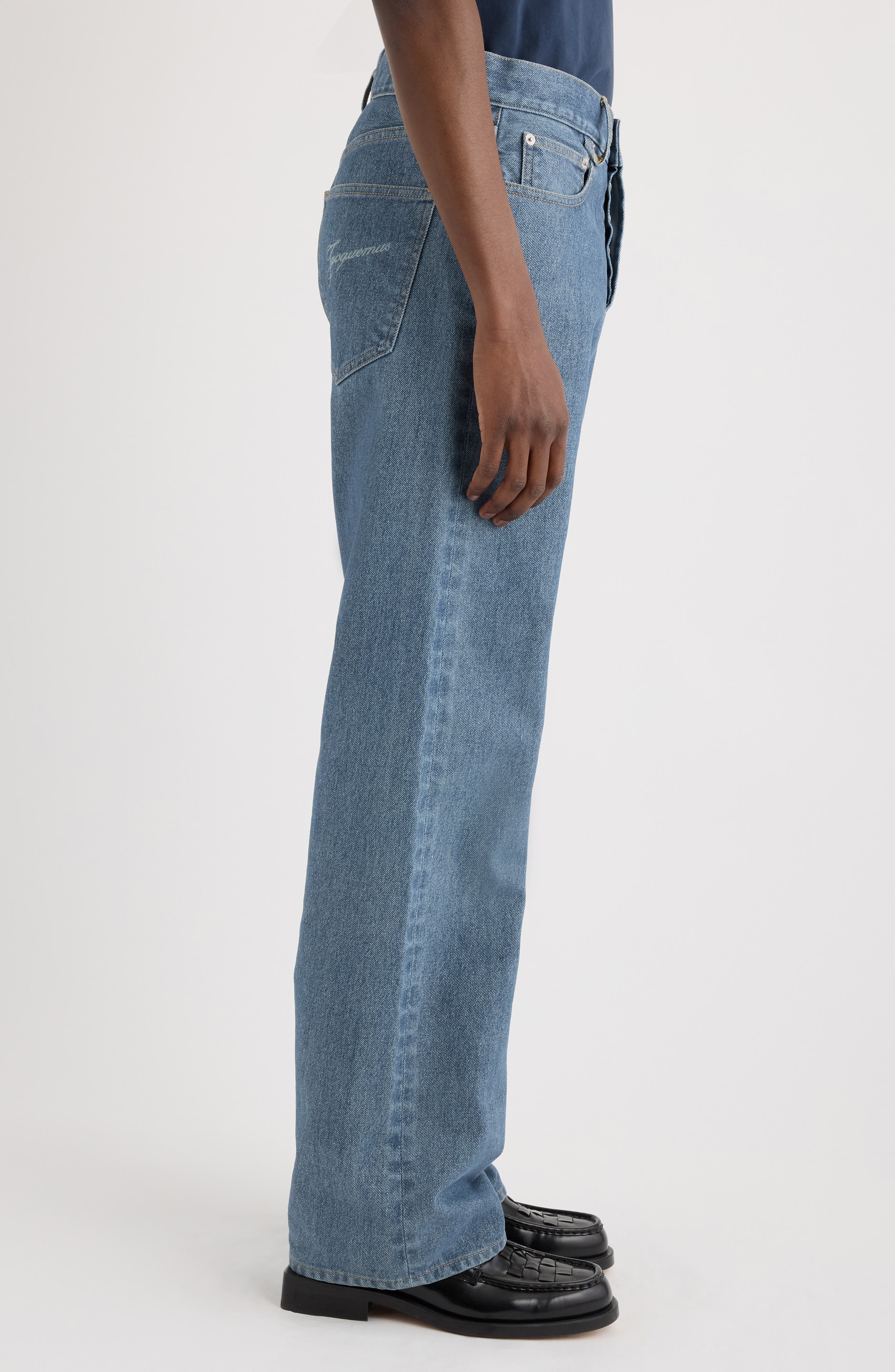 Jacquemus Le De Nimes Droit Straight Leg Jeans (Men) | Nordstrom