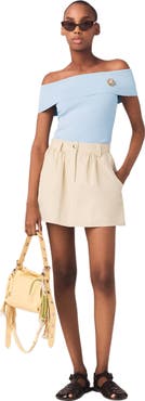 maje Cotton skort