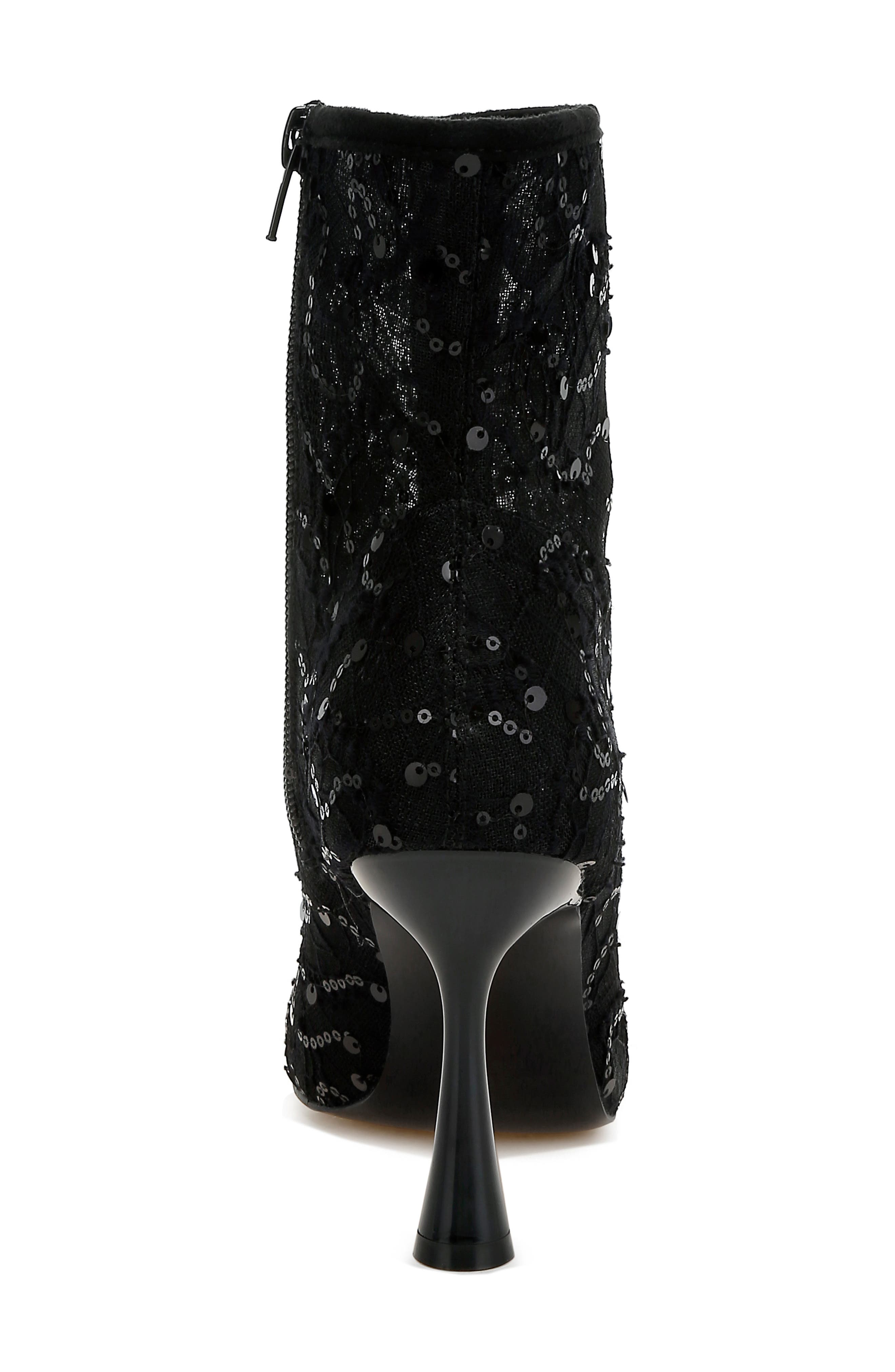 Rag & Co Samia Sequin Lace Boot, Alternate, color, 