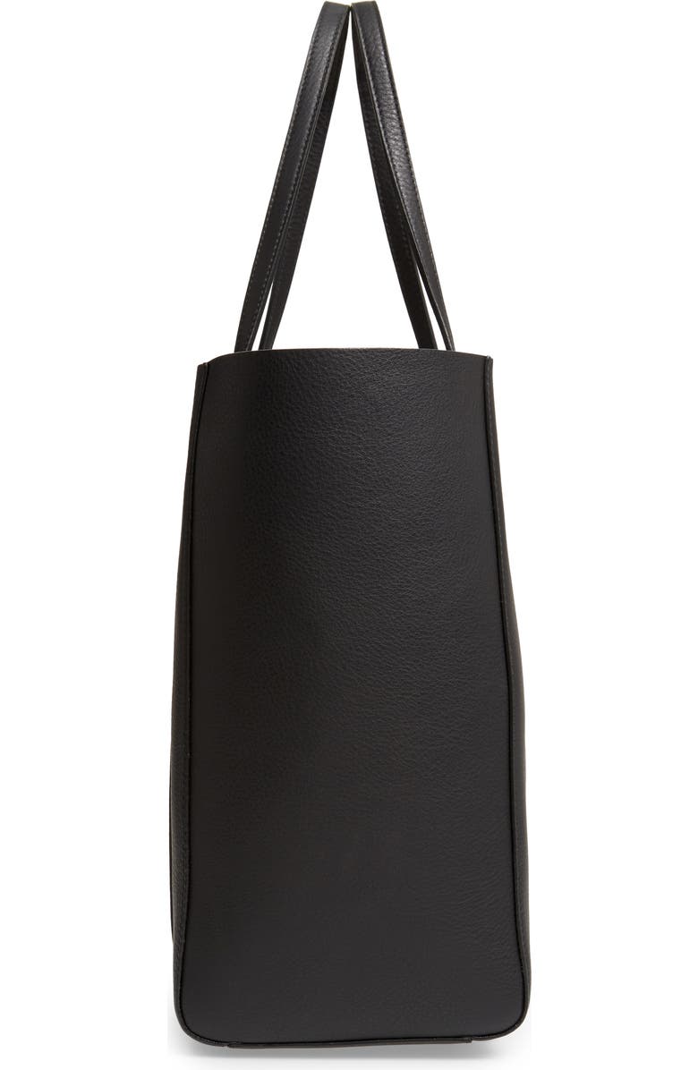 Balenciaga Small Everyday Logo Calfskin Tote, Alternate, color,