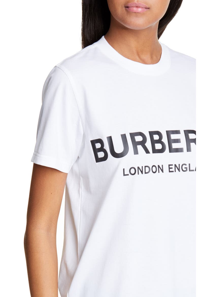 Logo Print Tee, Alternate, color, WHITE