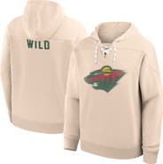 FANATICS Men's Fanatics Cream Minnesota Wild Vintage Hoodie