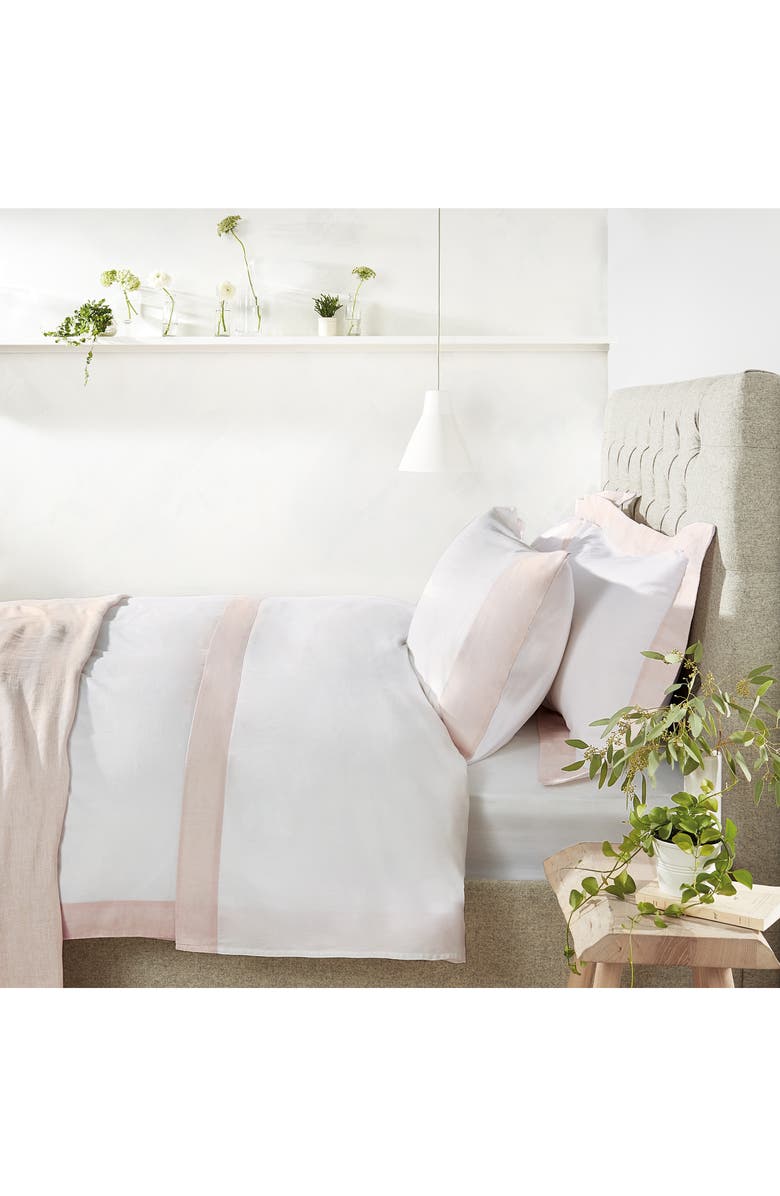 The White Company Portobello 200 Thread Count Flat Sheet, Alternate, color,