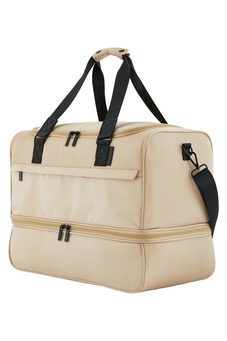 Eindhoven Two-Section Weekender Bag, Alternate, color, TRAVERTINE