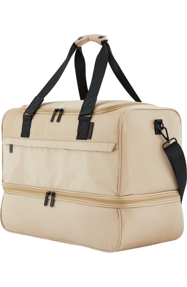 Scotch & Soda Eindhoven Two-Section Weekender Bag, Alternate, color, Travertine