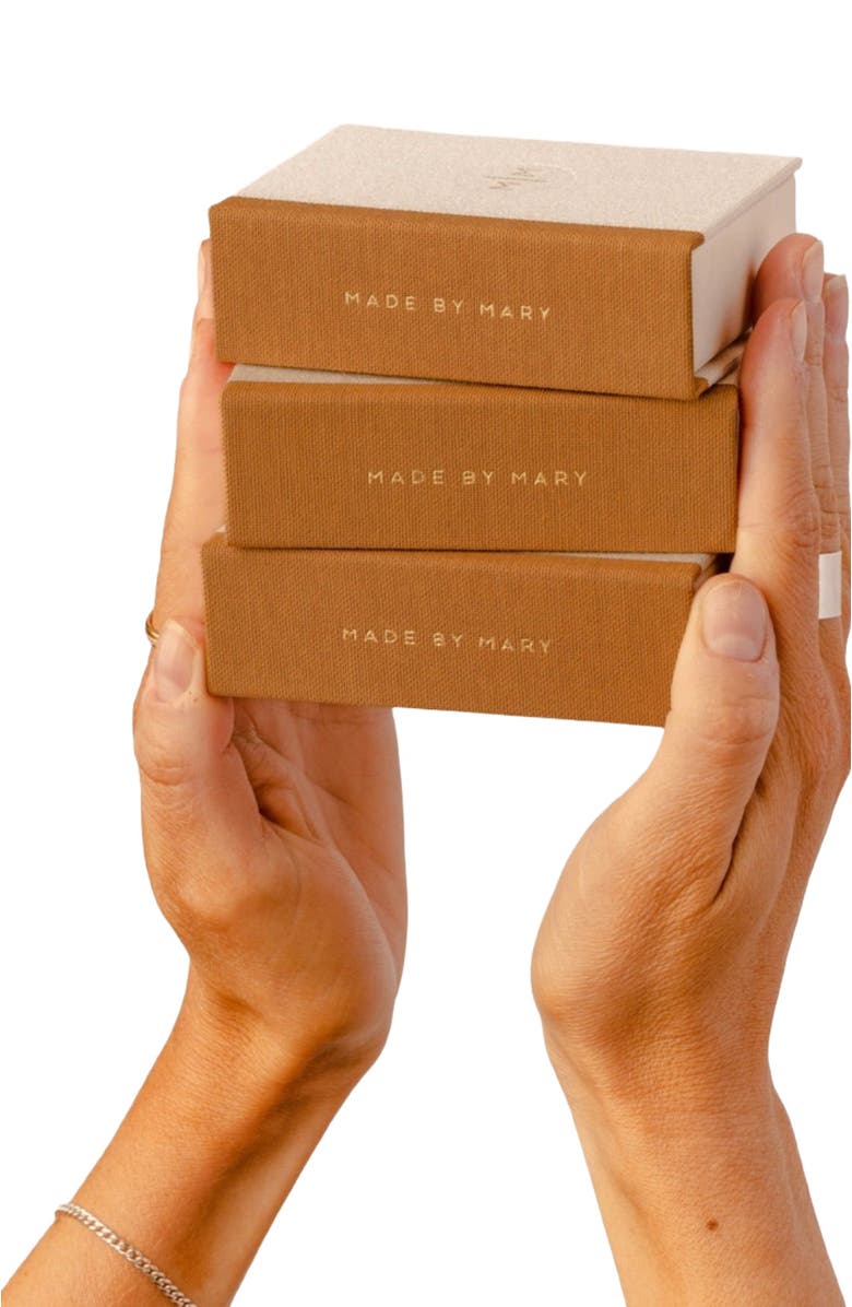 MADE BY MARY August Birth Flower Charm, Alternate, color, Silver