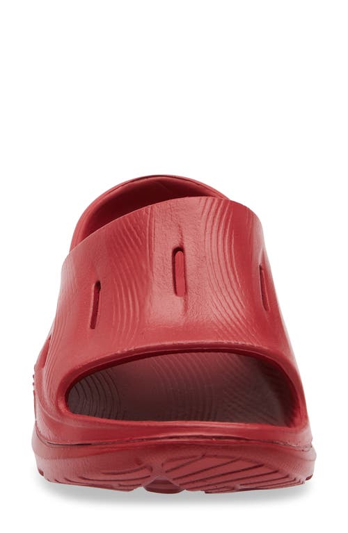 Hoka Gender Inclusive Ora Recovery Slide 3 Sandal In Black