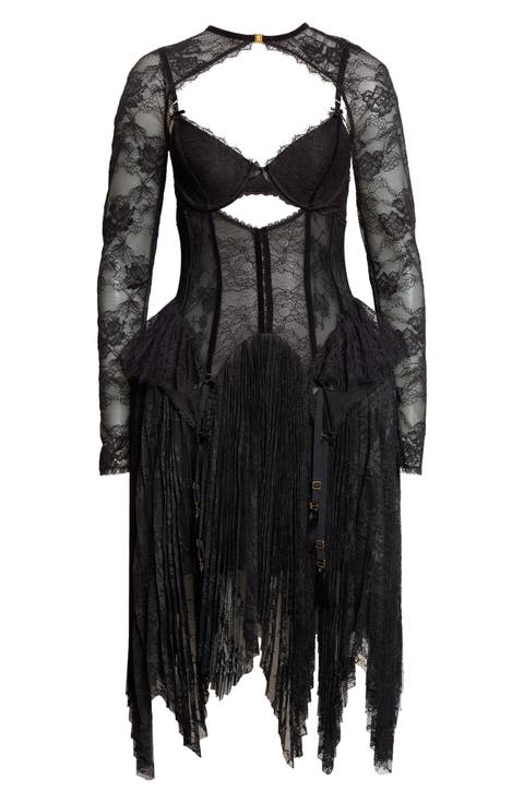 Valiant Lace Lingerie Minidress