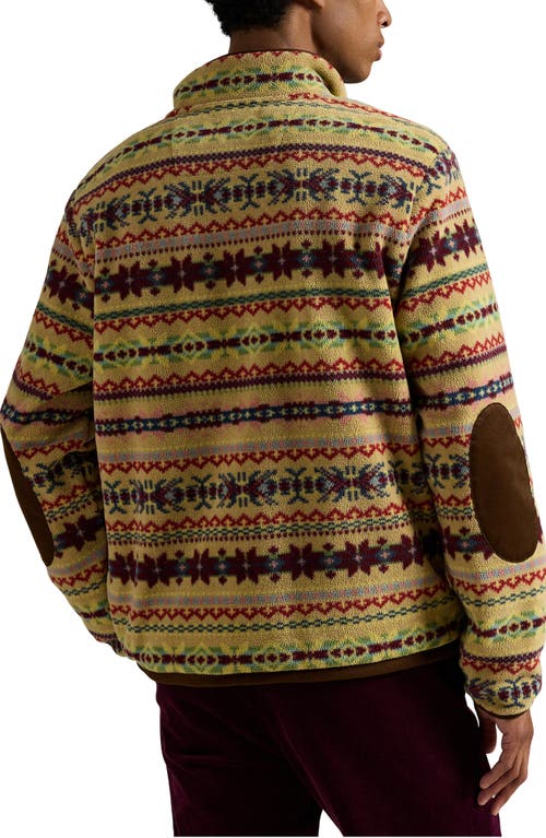 Polo Ralph Lauren Fair Isle Fleece Pullover In Multi