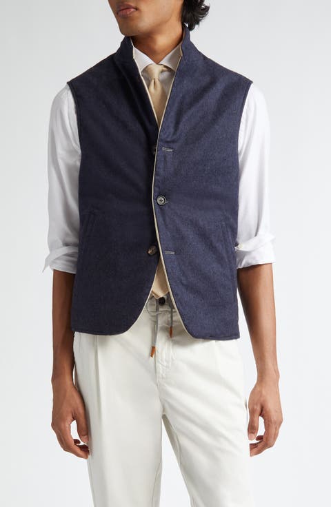 Reversible Silk & Cashmere Vest