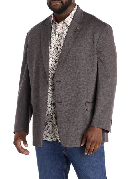 Big 
Tall Jacket-Relaxer Knit Sport Coat