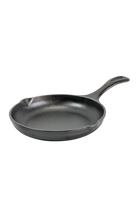 8 Inch Cast Iron Skillet with Ergonomic Handles