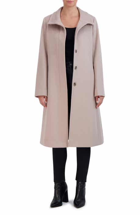 Longline Wool Blend Coat