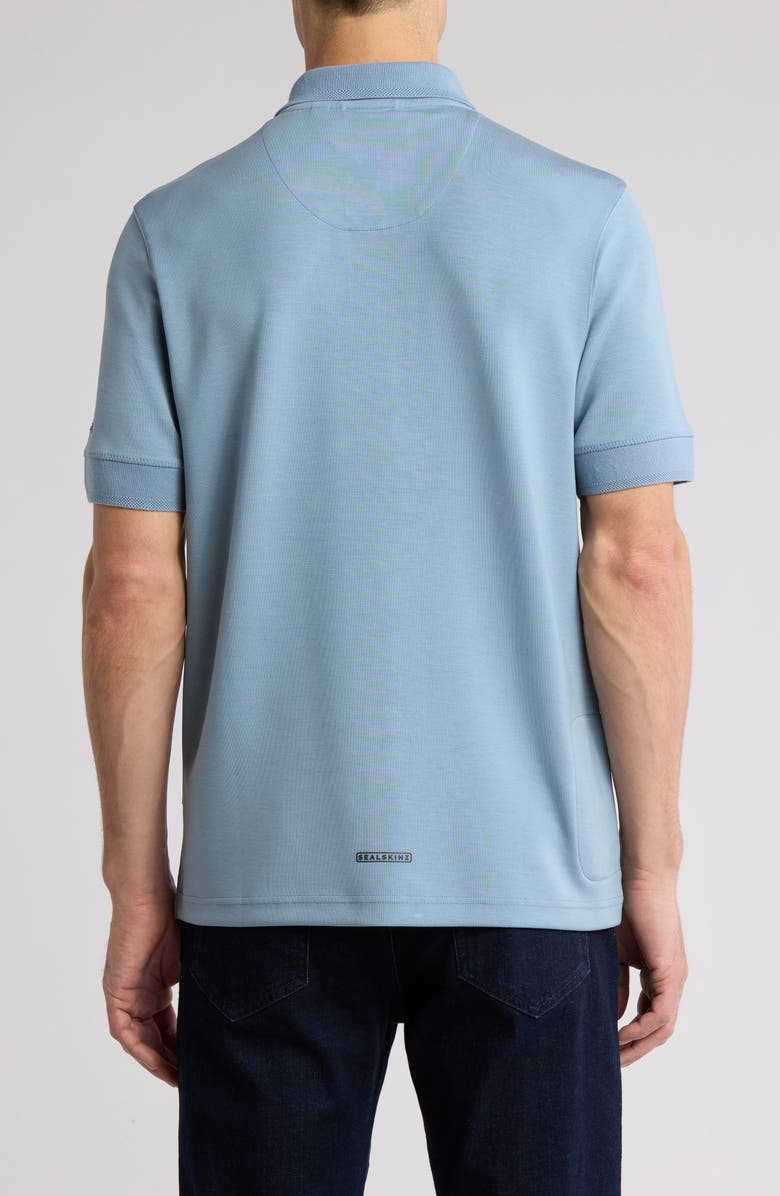 Sealskinz Toftrees Polo, Alternate, color, Blue
