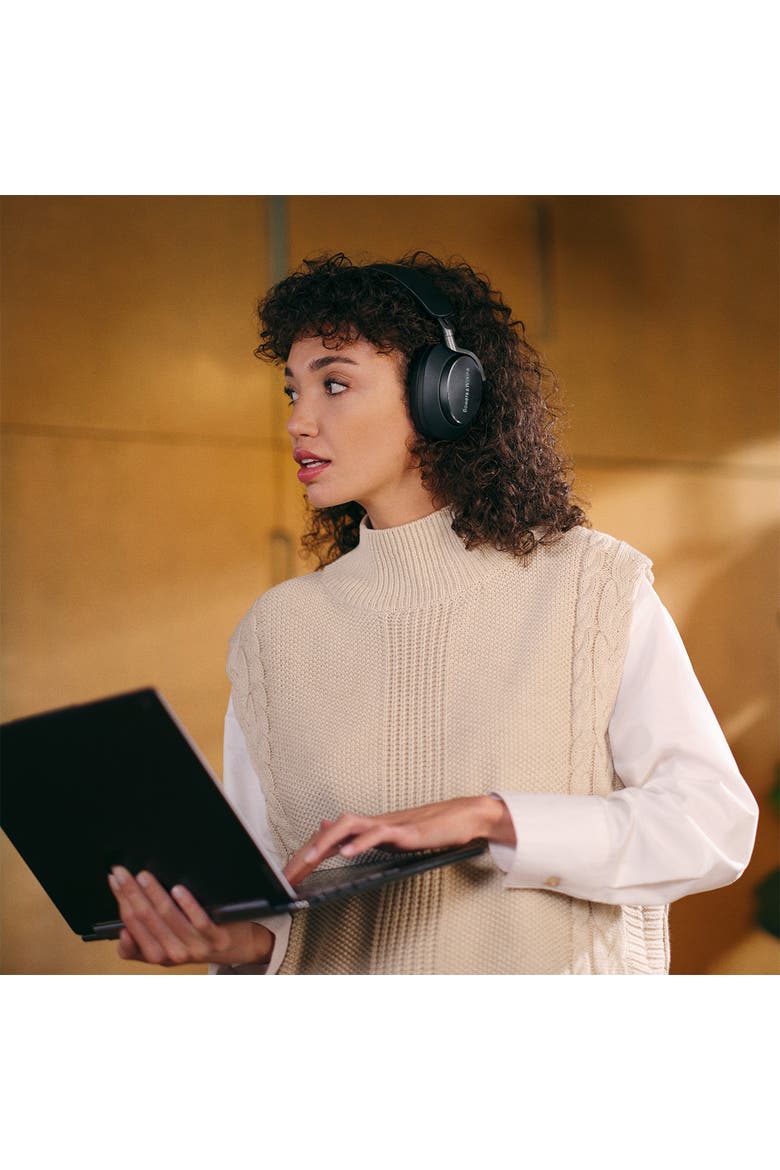 Px8 Wireless Bluetooth Over-Ear Headphones with Active Noise Cancellation, Alternate, color, Black