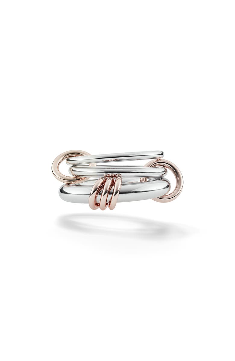Spinelli Kilcollin Orion Linked Rings, Main, color, Silver/ Rose Gold