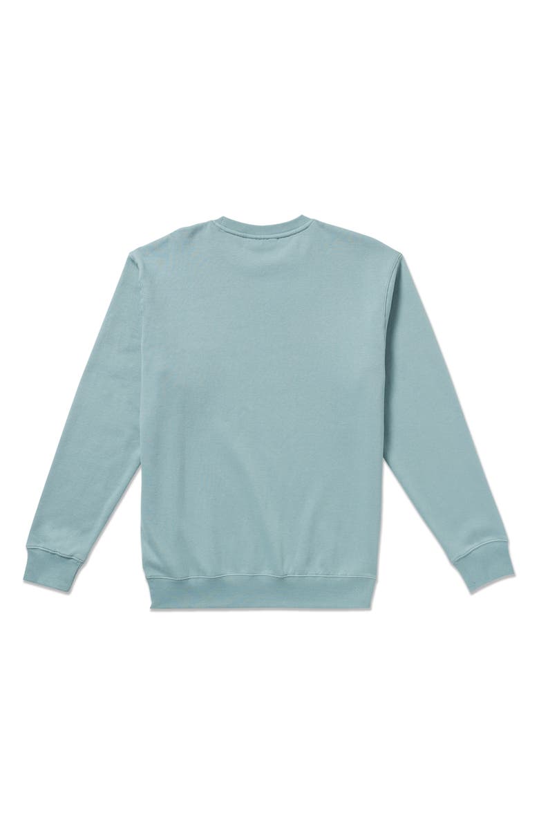 Billabong Occy Crewneck Fleece Graphic Sweatshirt, Alternate, color, Cloud Blue