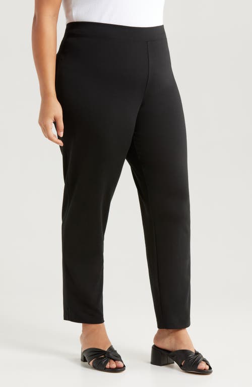 Eileen Fisher Slim Ankle Pants In Black