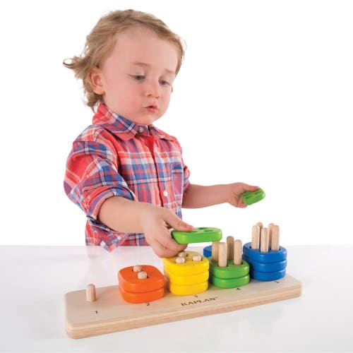 Kaplan Early Learning Company Toddler Stacking Number Board In Multi