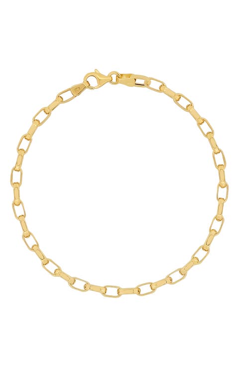 Men's 14K Gold Chain Link Bracelet (Nordstrom Exclusive)