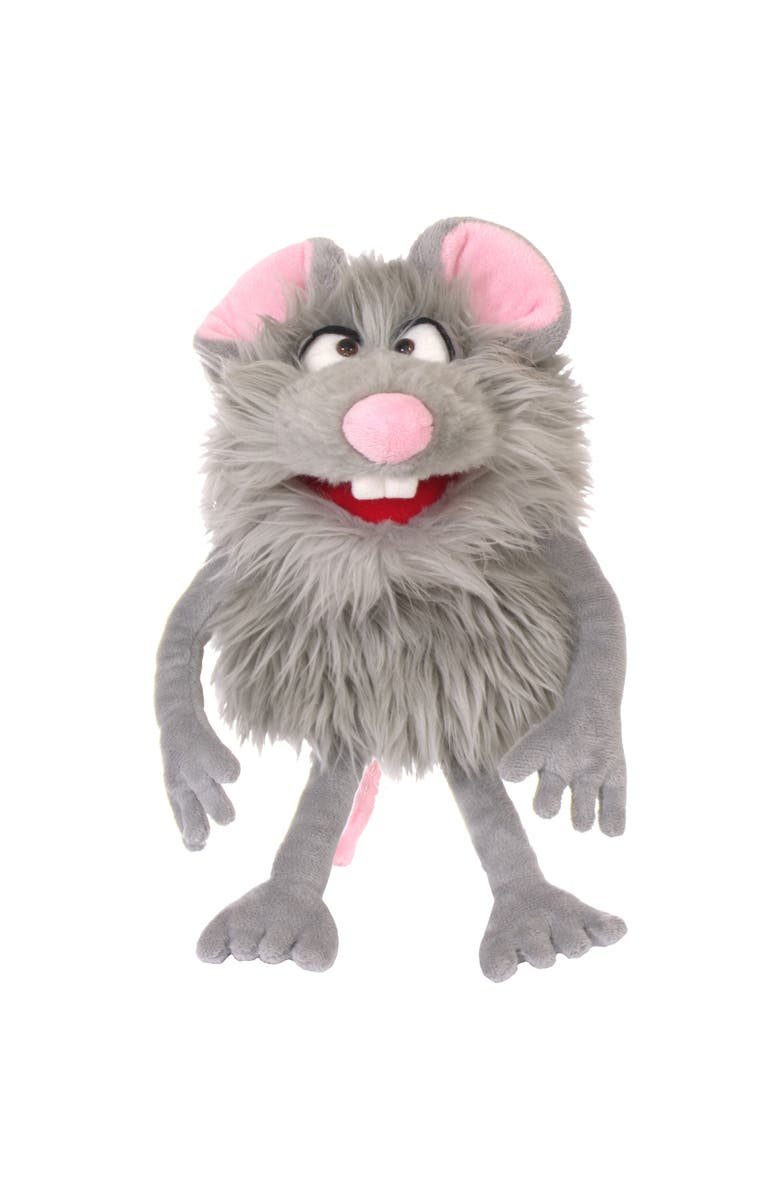 Living Puppets Zig The Grey Friendly Monster 14 Inch Plush Hand Puppet, Main, color, Gray