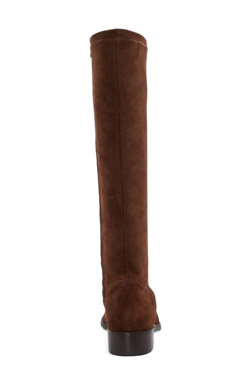 Aquatalia Sabrena Water Resistant Knee High Boot In Brown