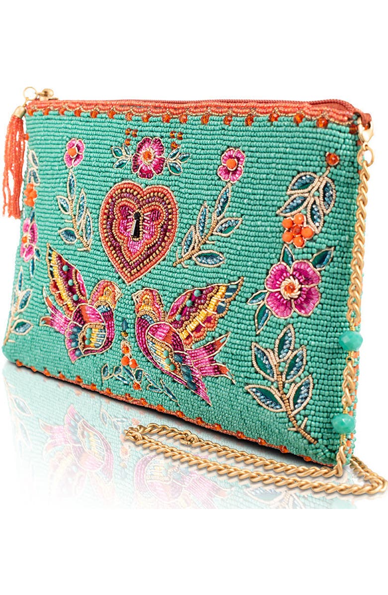 Mary Frances Accessories Two In Love Mini Handbag, Alternate, color,