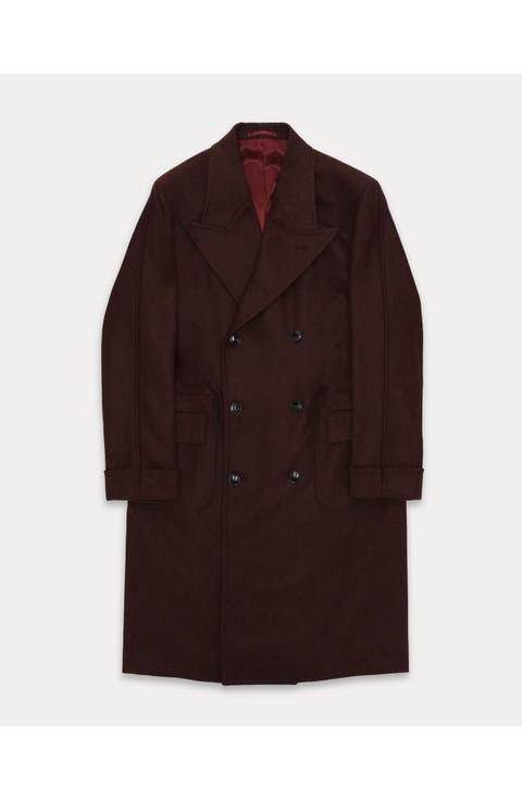 Classic Double Breasted Wool Coat