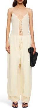 LIONESS Dune Tie Front Maxi Camisole