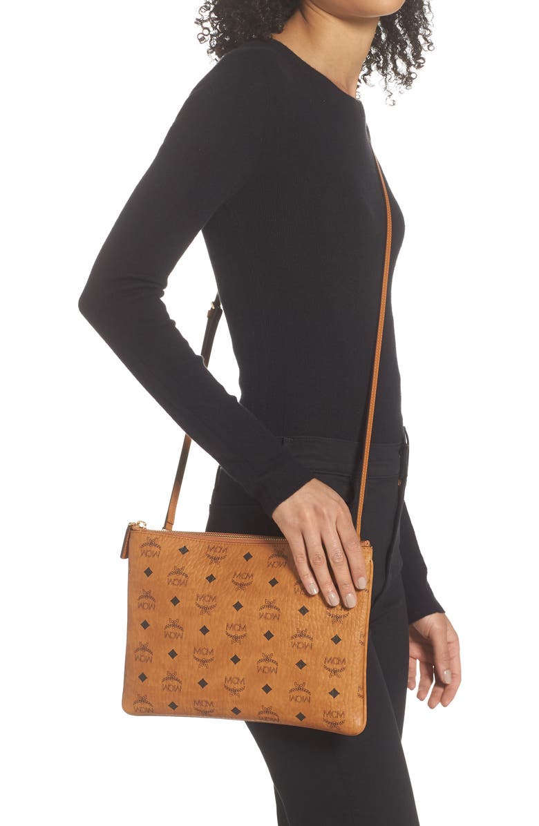 MCM Visetos Original Pouch, Alternate, color,