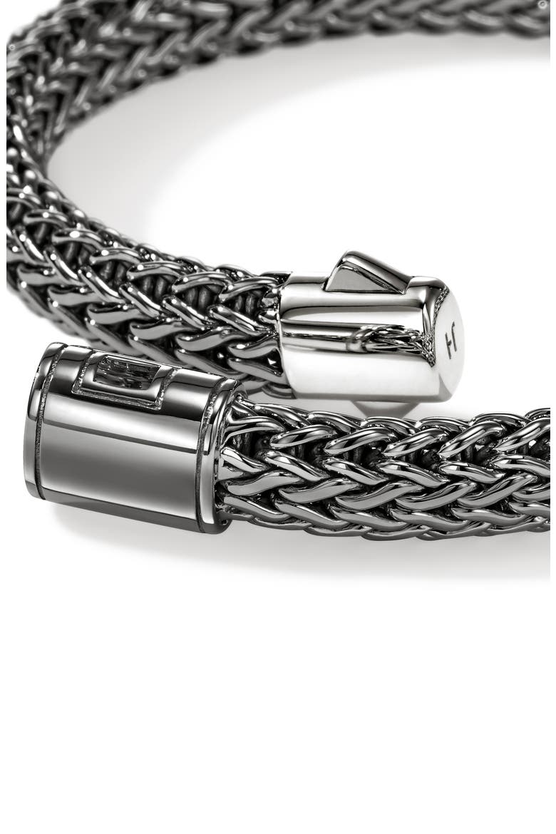 Icon Bracelet, 7.5mm, Alternate, color, DARKENED SILVER