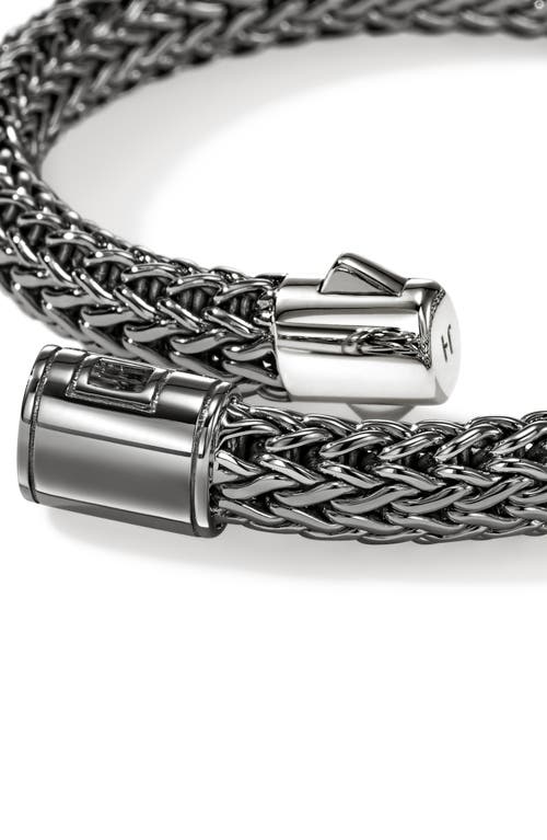 John Hardy Icon Bracelet, Dark Silver, 7.5mm In Metallic