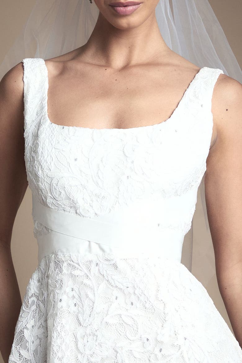 Lace Wrap Maxi Dress, Alternate, color, Ivory