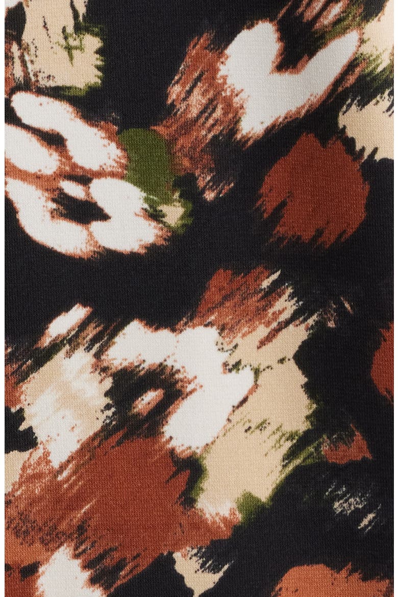 Cascade Ruffle V-Neck Top, Alternate, color, ANNE BLACK MULTI
