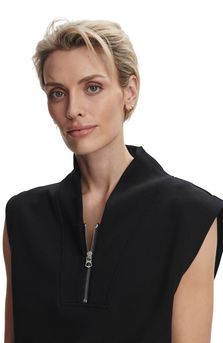 Varley Loretta Sleeveless Half Zip, Alternate, color, Black