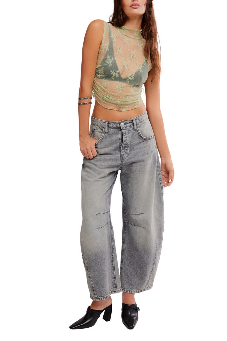 Nice Try Sheer Lace Tank, Alternate, color, FRESH GREEN