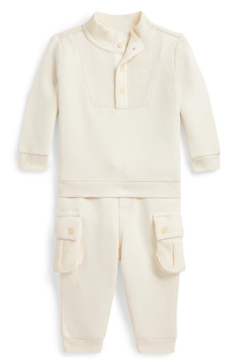 Kids' Fleece Sweatshirt & Cargo Pants Set