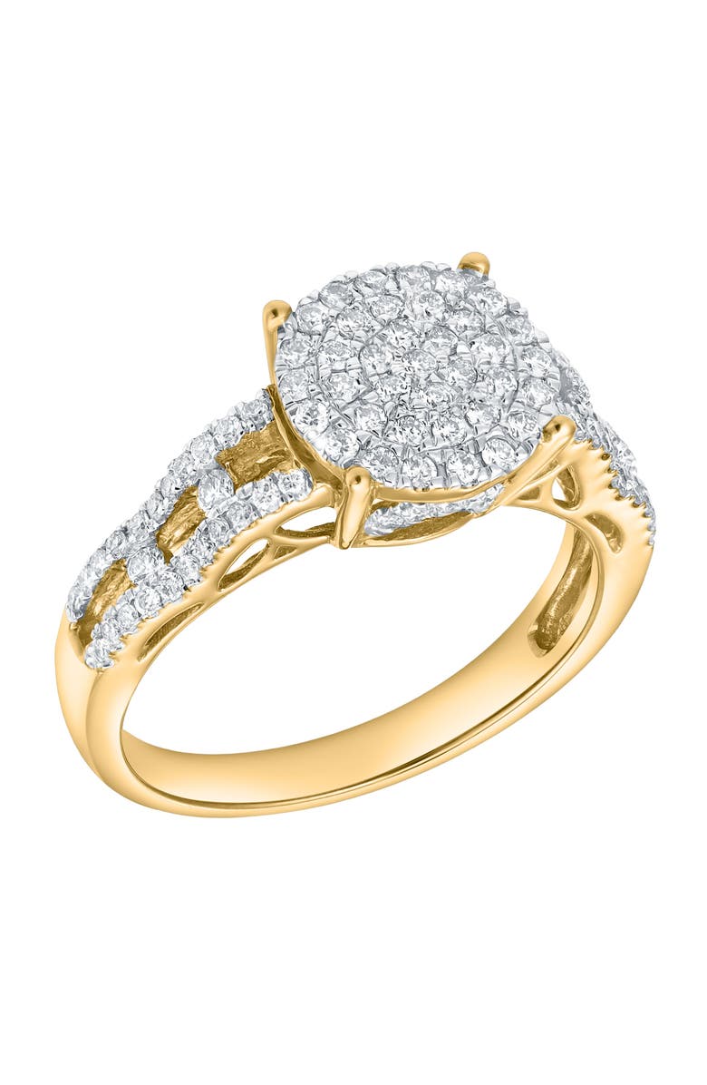 LuvMyJewelry Oralune 0.5 Ct 14K Gold Diamond Ring, Alternate, color, 14K Yellow Gold