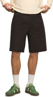 Lucky Brand Loose Fit Cotton Canvas 5-Pocket Shorts