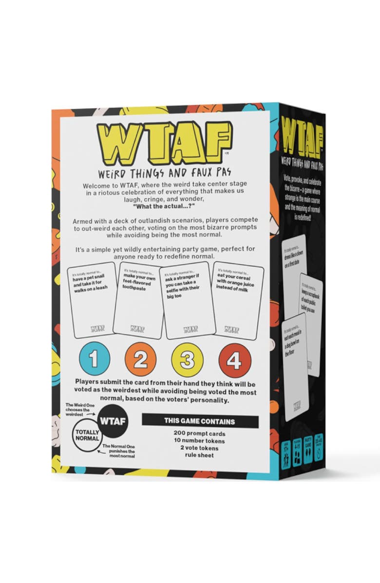 CratedWithLove New Game! Wtaf Adult Party Game, Age 17+, Alternate, color, Multicolored