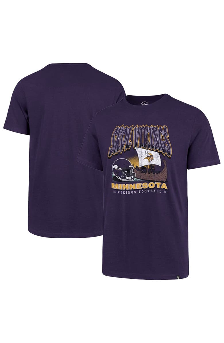 '47 Men's '47 Purple Minnesota Vikings Regional Super Rival T-Shirt, Main, color, Purple