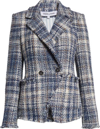 Veronica Beard Theron Plaid Tweed Jacket | Nordstrom
