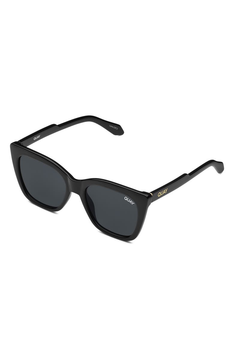 QUAY Tag Me Polarized 55mm Cat Eye Sunglasses, Alternate, color,