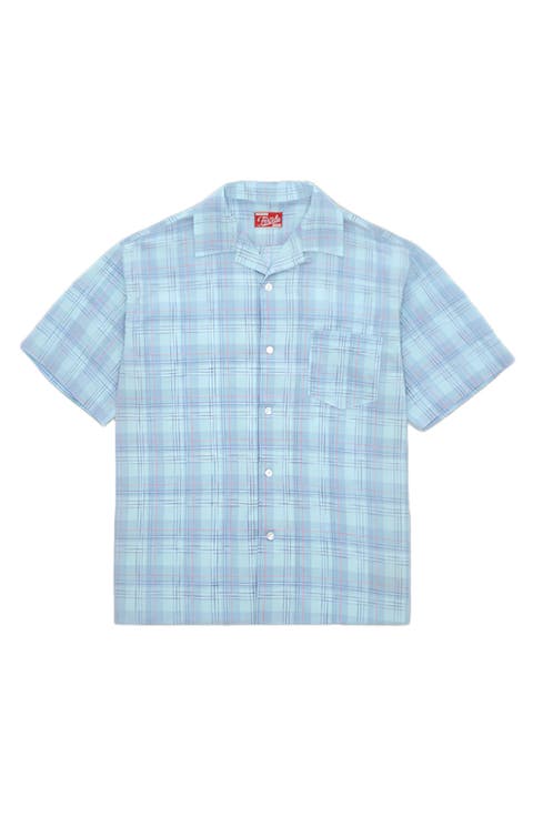 Strike Bowling Cotton Check Shirt