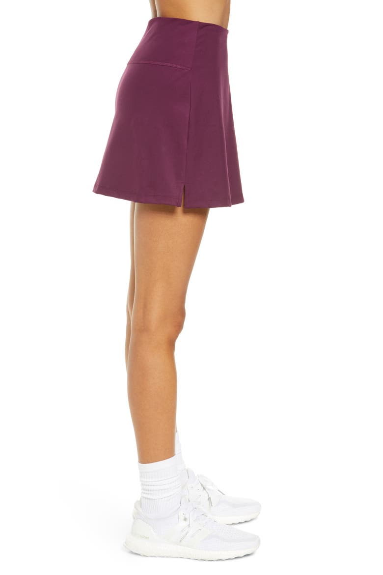 High Waist Skirt, Alternate, color, PLUM